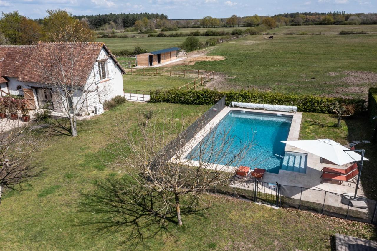 Hotel La Grange De Léonie Méry-sur-Cher Exterior foto